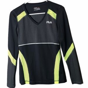 Fila Sport Black Running Top